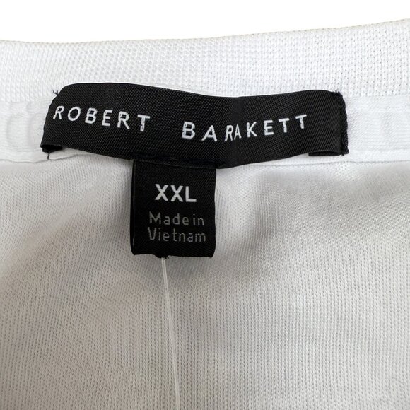 NWT‎ Men's ROBERT BARAKETT Georgia Crew-Neck T-Shirt White | Size XXL - Picture 8 of 14